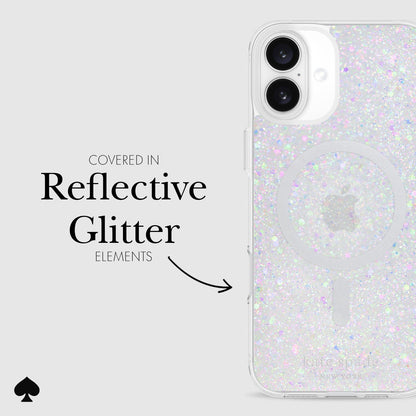 kate spade new york Chunky Glitter MagSafe - iPhone 16 Plus