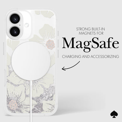 kate spade new york Liquid Glitter Hollyhock MagSafe - iPhone 16