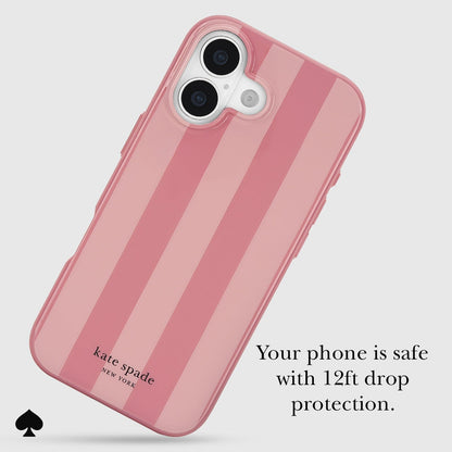 kate spade new york Stripe Rose Coral MagSafe - iPhone 17
