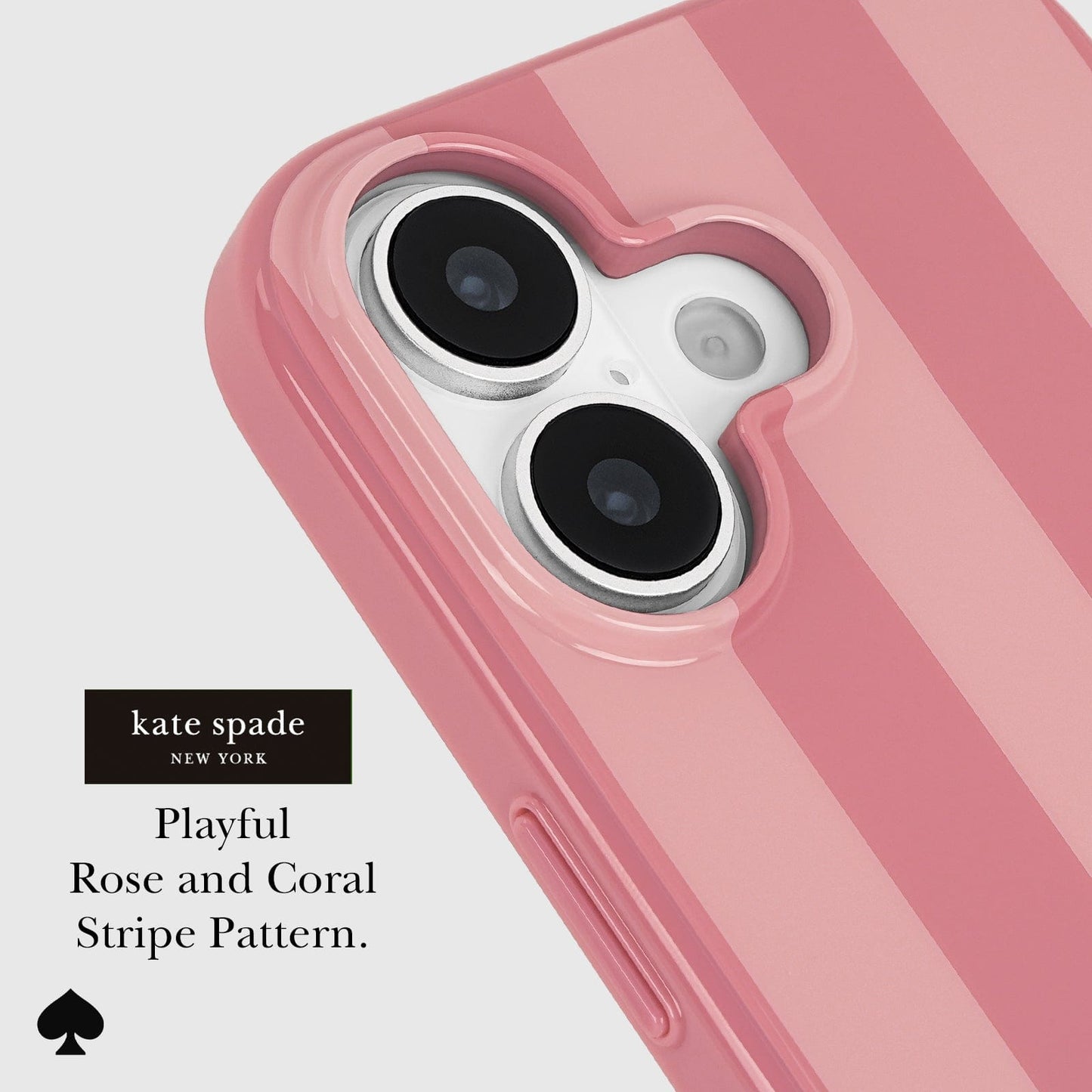 kate spade new york Stripe Rose Coral MagSafe - iPhone 17