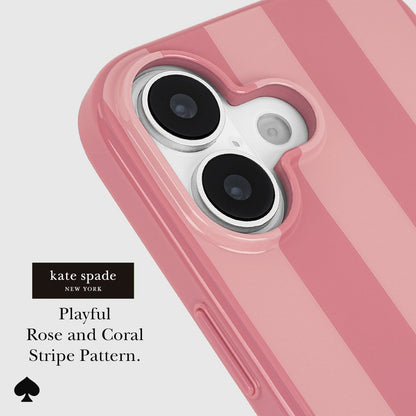 kate spade new york Stripe Rose Coral MagSafe - iPhone 17