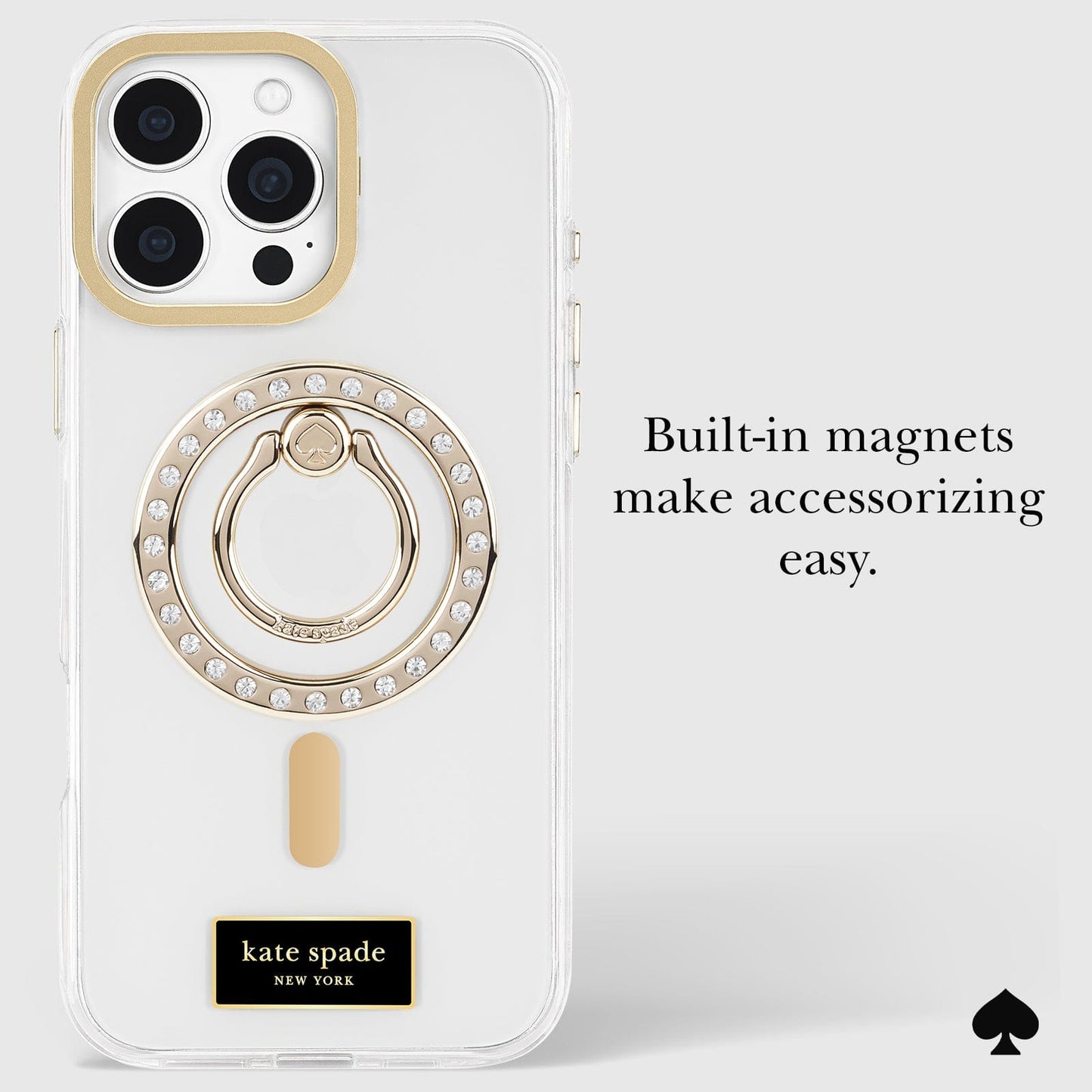 kate spade new york Icon Clear MagSafe - iPhone 16 Pro Max