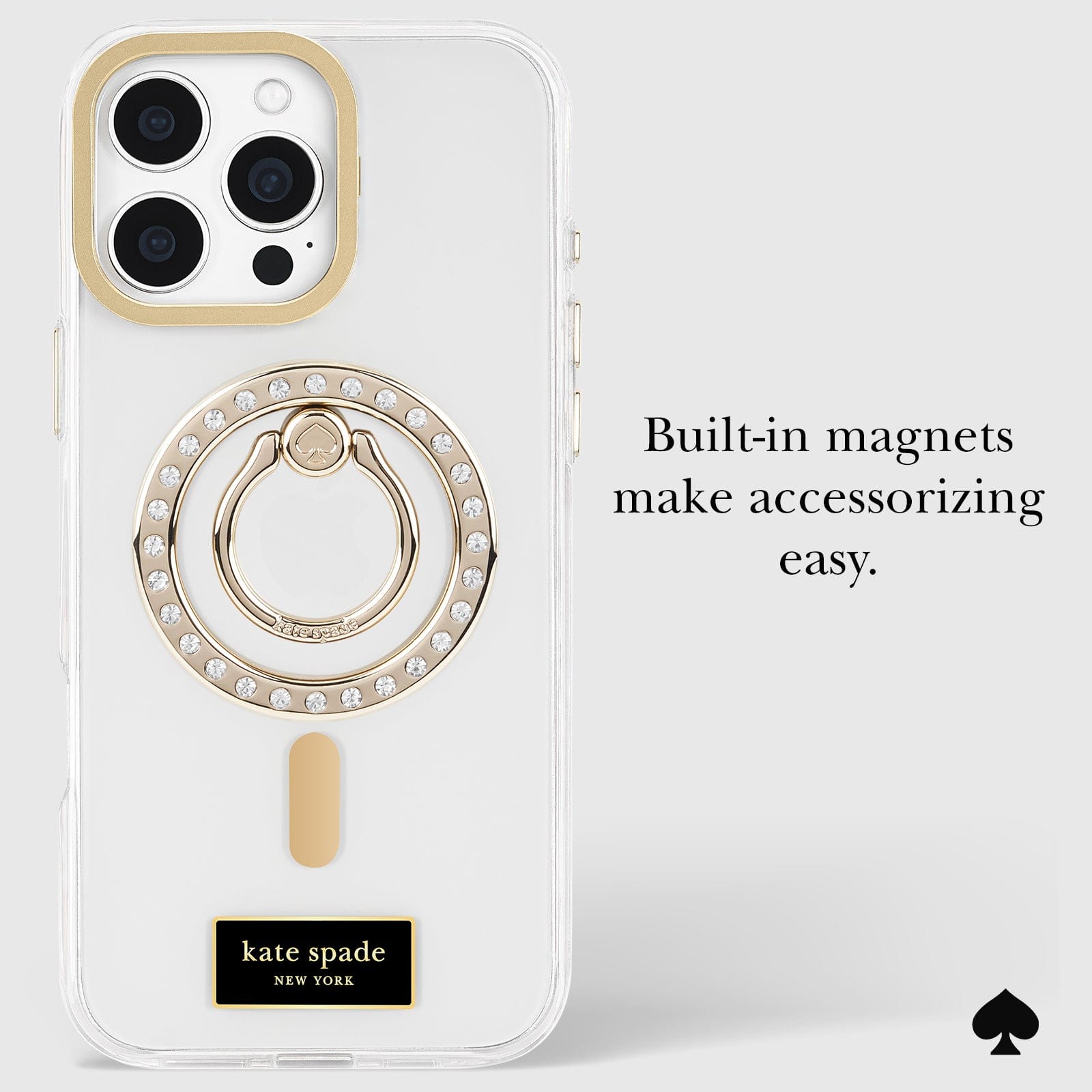kate spade new york Icon Clear MagSafe - iPhone 16 Pro Max