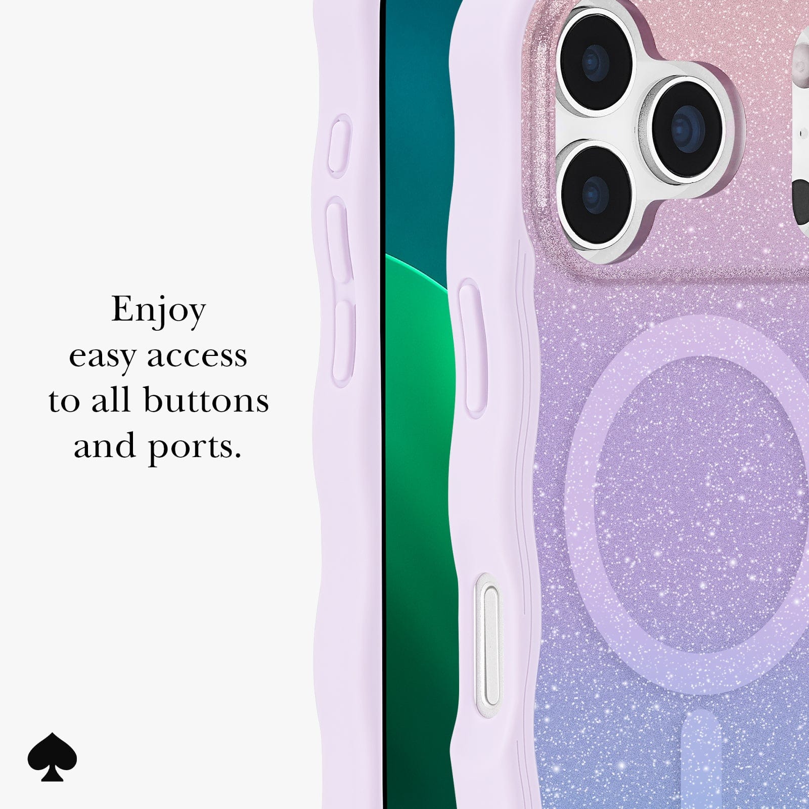 kate spade new york Wavy Opal MagSafe - iPhone 17 Pro
