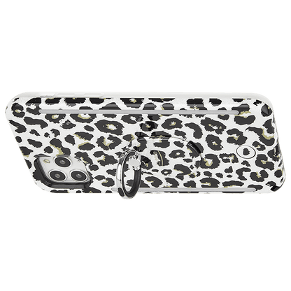 LuMee Leopard Glitter Ring - Phone Grip