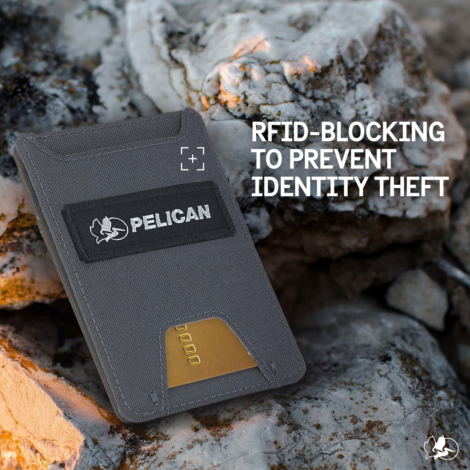 Pelican Charcoal Aegis AirTag RFID Wallet