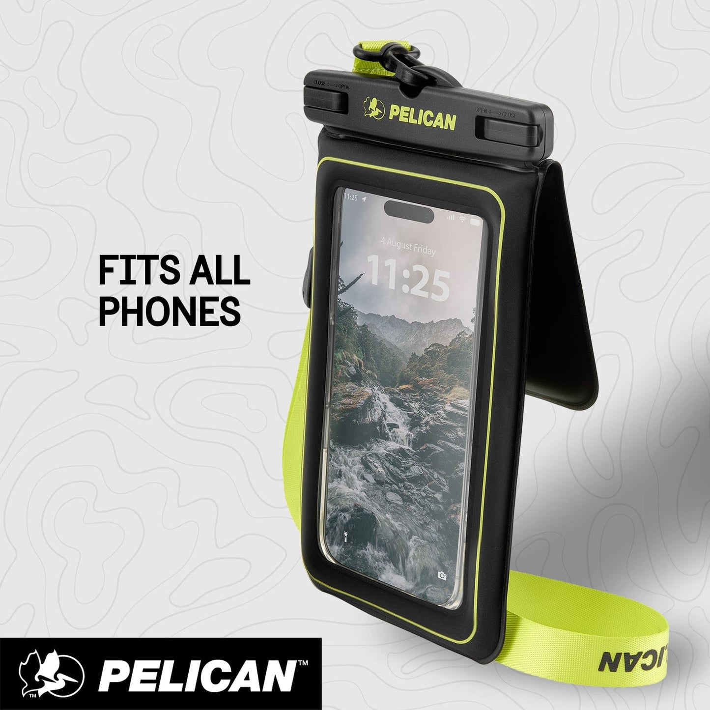 Pelican Marine Waterproof Floating Phone Pouch with Storage Pocket