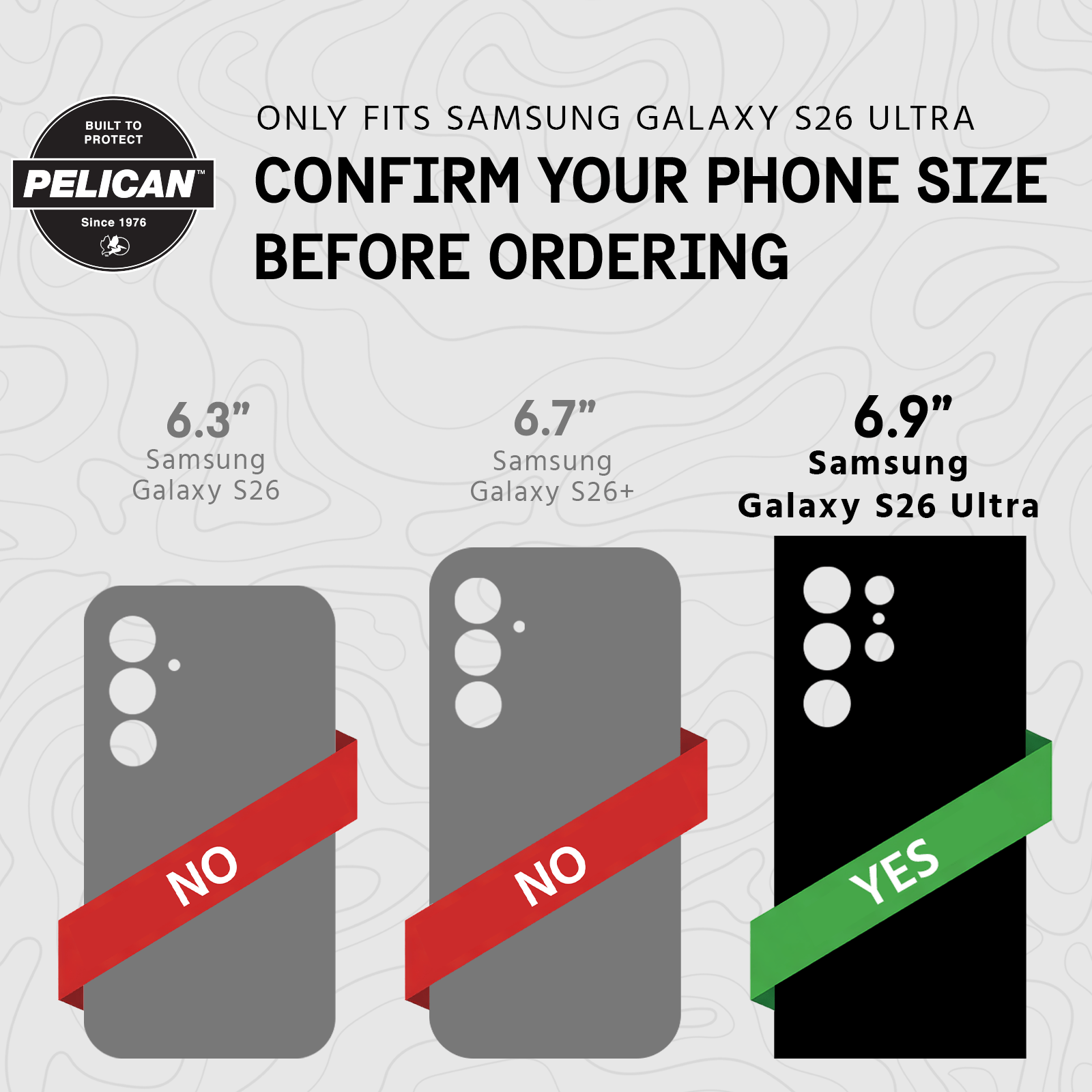 Pelican Voyager Black with Holster and Magnet - Galaxy S26 Ultra