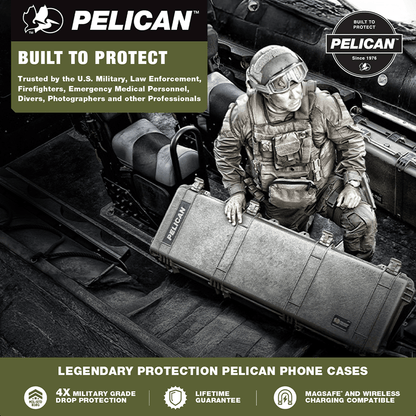 Pelican Voyager Black with Holster and Magnet - Galaxy S26