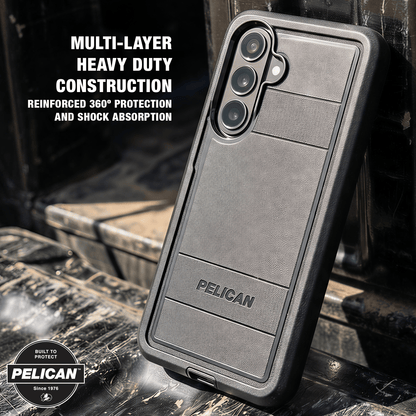 Pelican Voyager Black with Holster and Magnet - Galaxy S26+