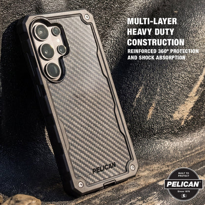 Pelican Shield Carbon with Holster and Magnet - Galaxy S26 Ultra