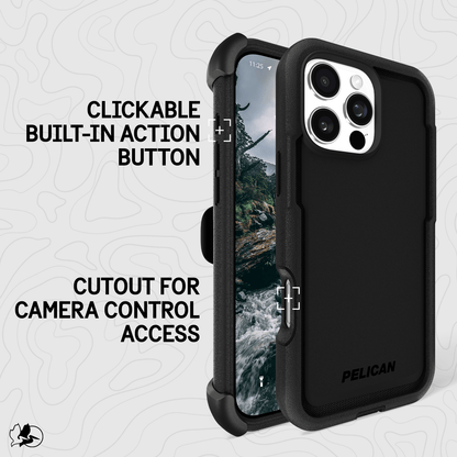 Pelican Voyager Black MagSafe - iPhone 16 Pro Max