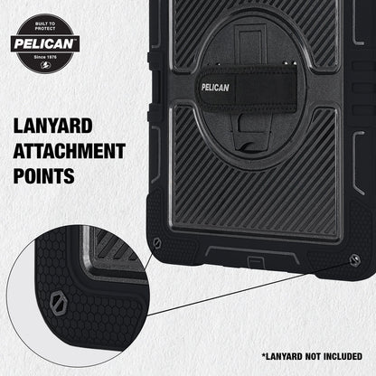 Pelican Voyager Black with Stand  - iPad Pro 11" (M5/M4)