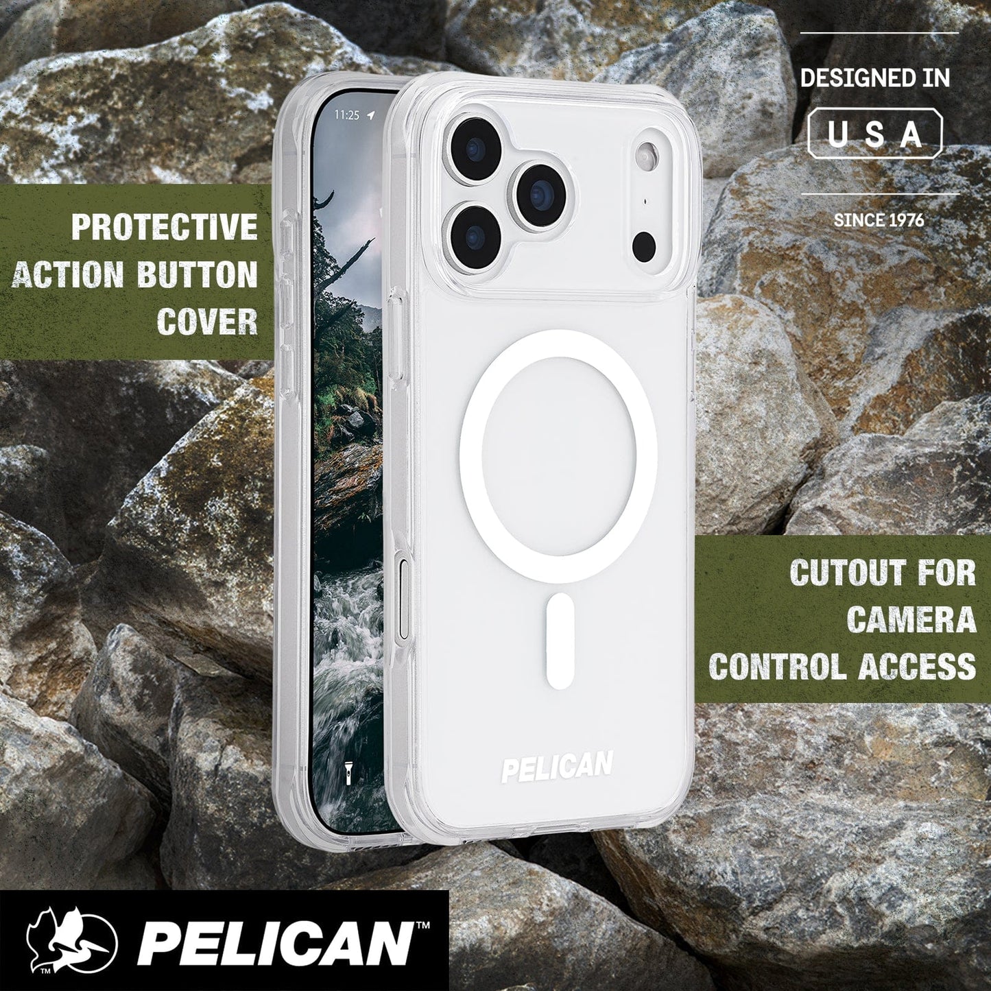 Pelican Ranger Clear MagSafe - iPhone 17 Pro Max