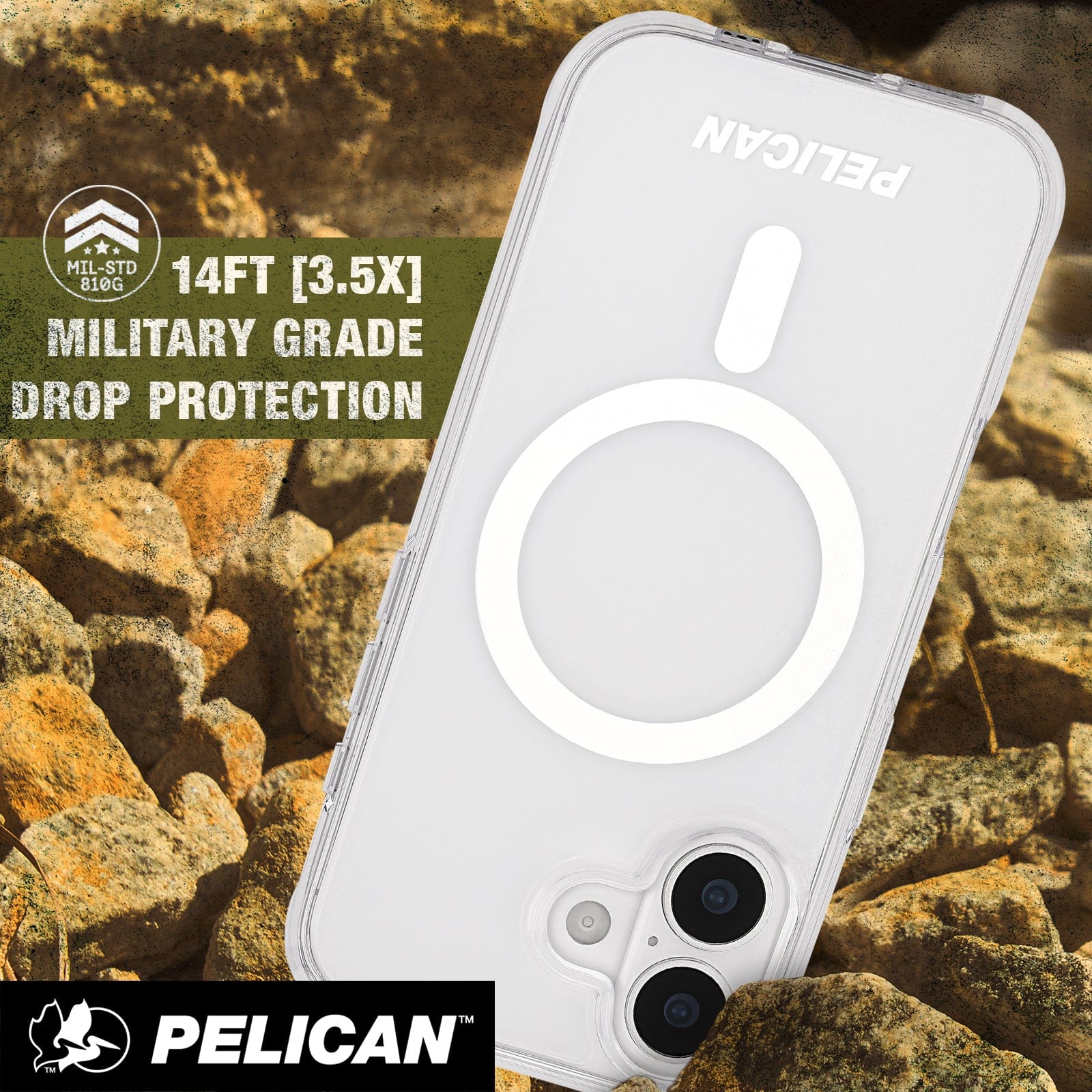 Pelican Ranger Clear MagSafe - iPhone 17